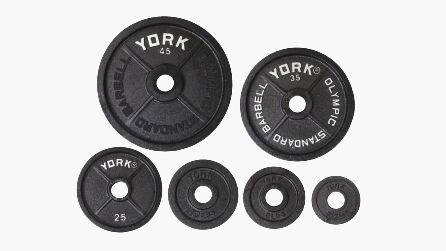 York 5kg cast sales iron weight plates
